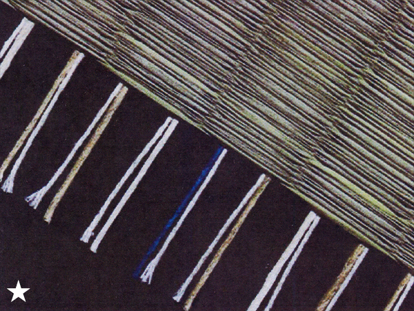 麻糸+綿糸を使用した畳表