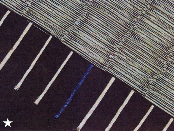 麻糸を使用した畳表